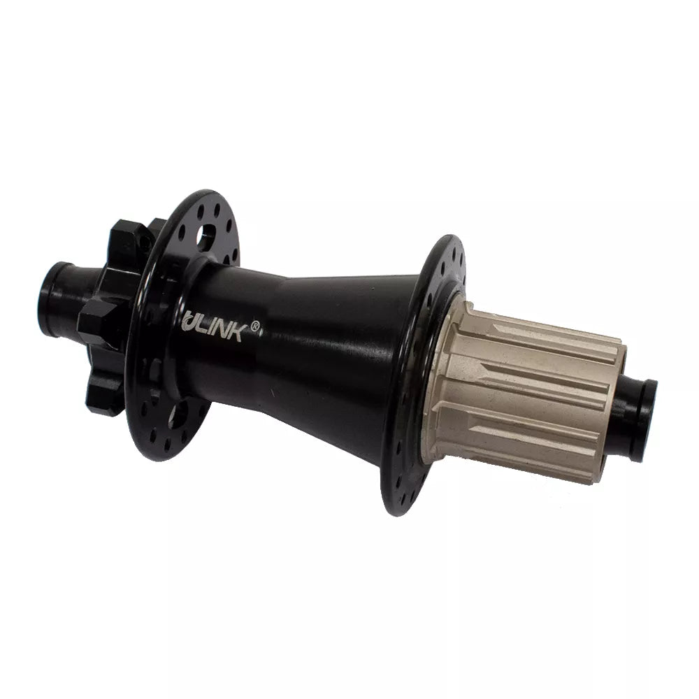 Galinė stebulė U-Link GL-B75F-SB-SL/SR-X12 // diskiniams, kasetė, 12x148, 32H, Thru-axle
