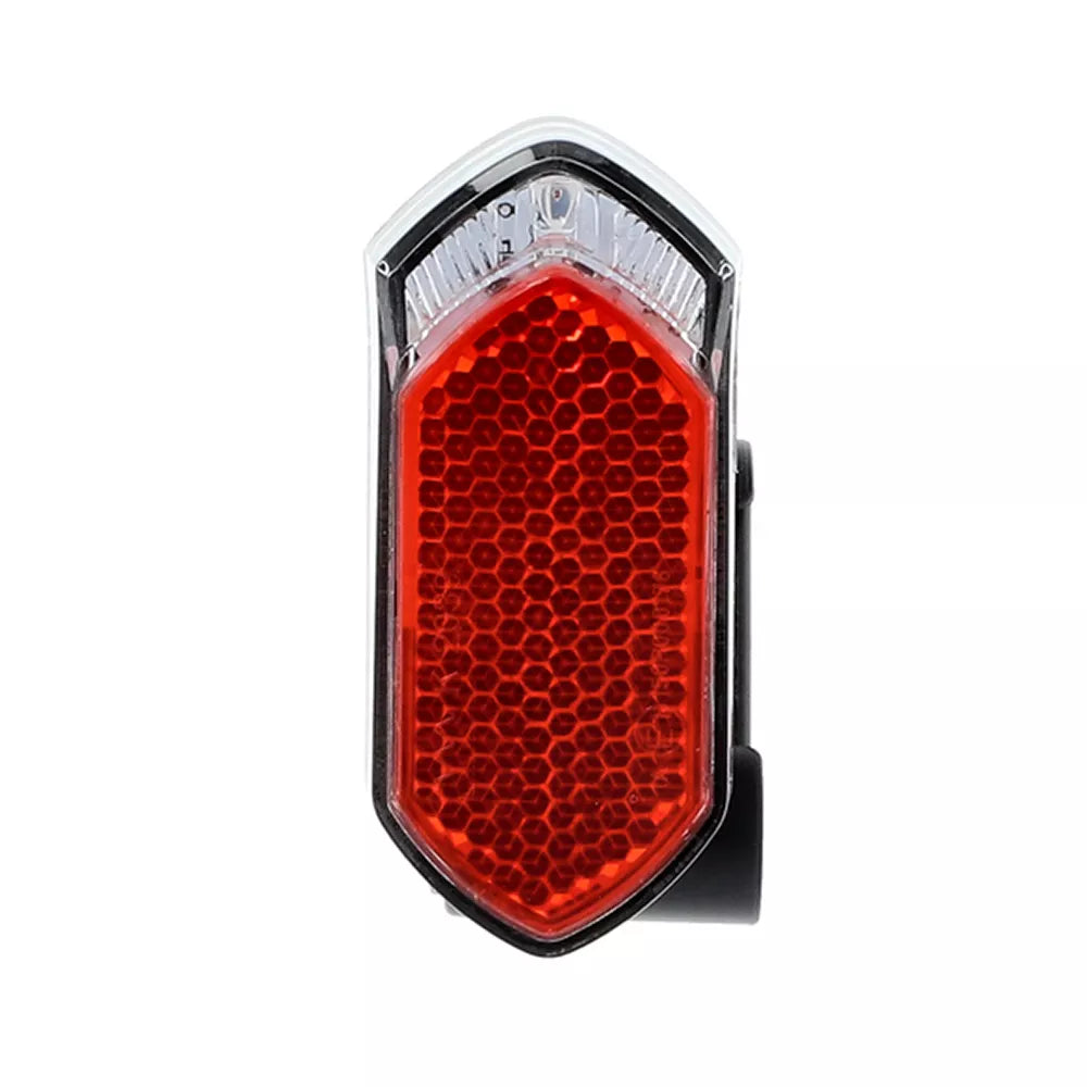 Galinis žibintas purvasaugiui / ant rėmo Fischer LED // veikia nuo dinamos