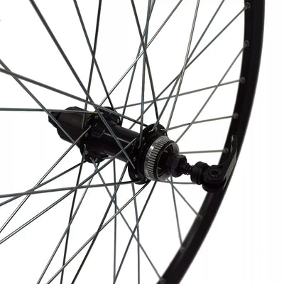 Galinis ratas 26" d-brake CL, 32H, kasetė, QR