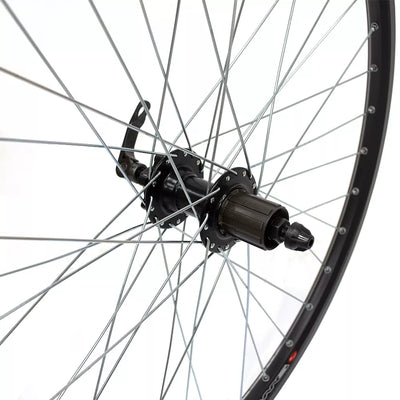 Galinis ratas J19SB 26", d-brake 6B, 36H, kasetė, QR