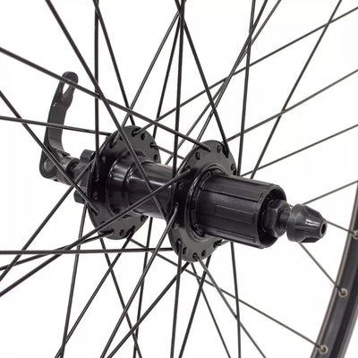 Galinis ratas J19SB 28/29" // diskiniams 6 varžtų, 36H, kasetė, QR / greitveržlė, aliuminis