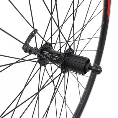 Galinis ratas Sunstart 28" // V-Brake, 36H, kasetė, greitveržlė, aliuminis