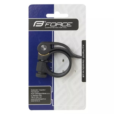 Balnelio stovo apkaba FORCE C4.4 34,9mm (aliuminė, juoda)