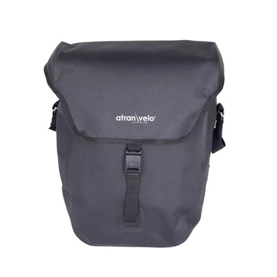 Šoninis krepšys ant bagažinės AtranVelo Commuter Side WP // 27L, 16x44x31 cm, Water-Proof (juoda)