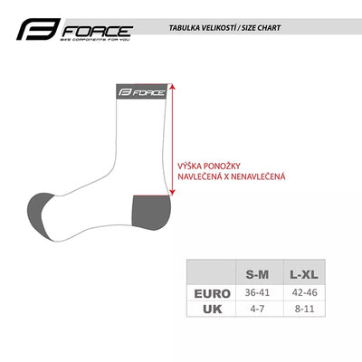 Kojinės FORCE Dune // dydis: S-M (36-41) (ruda)