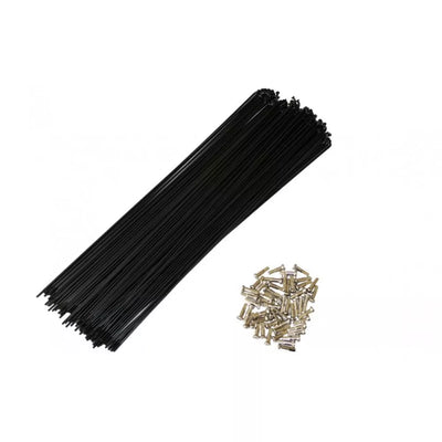 Stipinai 286mm/2mm // su galvute, cinkuoti, 1vnt. (juodas)