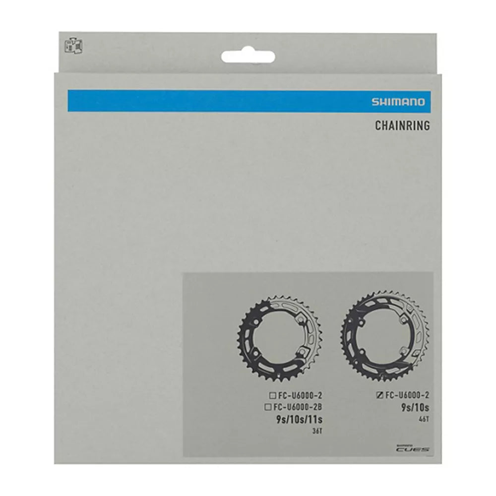 Priekinė žvaigždė Shimano CUES FC-U6000-2 // 46T, B.C.D.: 110 mm