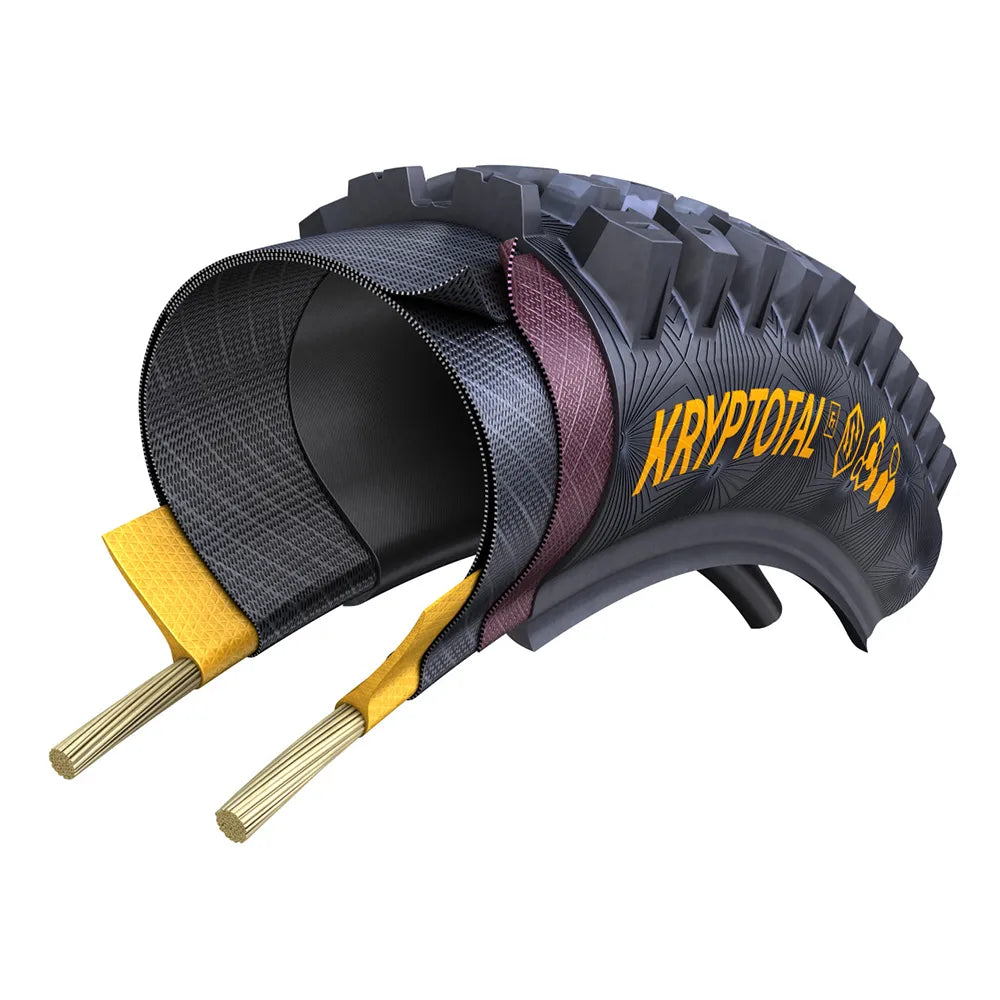 Padanga Continental Krypto-R Enduro Soft FBlk 29" x 2.6" (65-622) // bekamerinė, sulankstoma