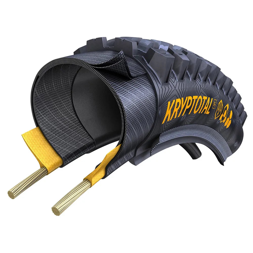 Padanga Continental Kryptotal-FR Trail 29" x 2.40" (60-622) // E-25, bekamerinė, lankstoma, Endurance