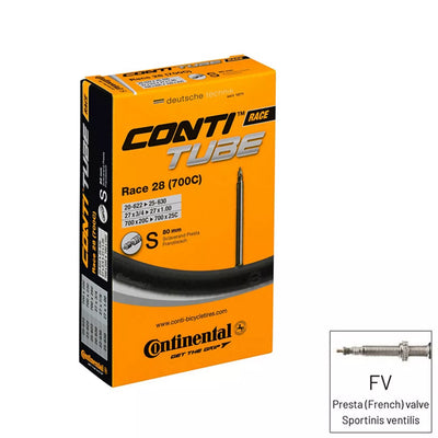Kamera Continental RACE 28 // 700 x 20/25C (20/25 - 622/630), FV80 mm