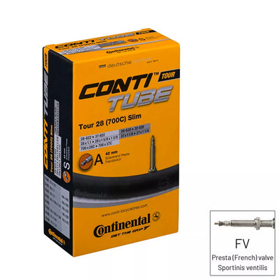 Kamera Continental TOUR 28 Slim // 700 x 28/37C (28/37 - 622), FV42 mm