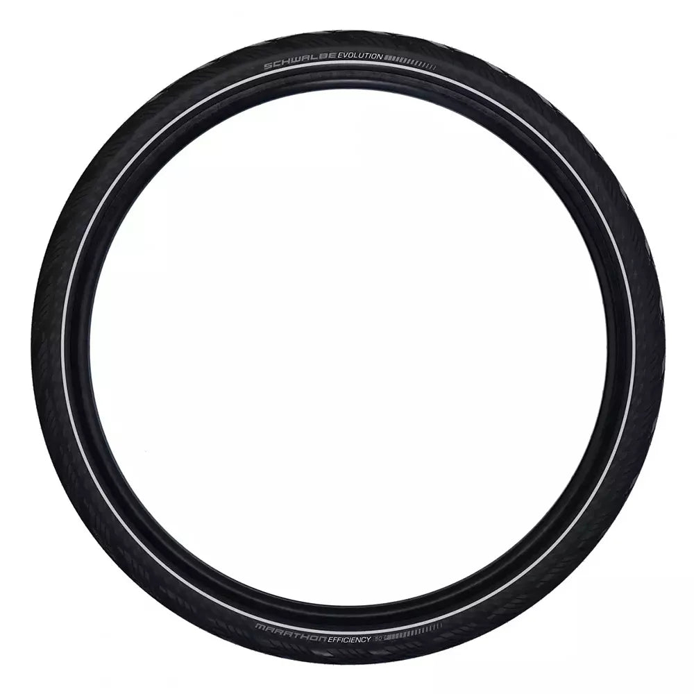Padanga Schwalbe Marathon Efficiency Reflex 28 x 2.00" (50-622) // sulankstoma, Reflex (juoda)