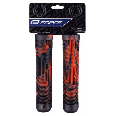Vairo rankenos FORCE BMX 145mm (juoda/raudona)