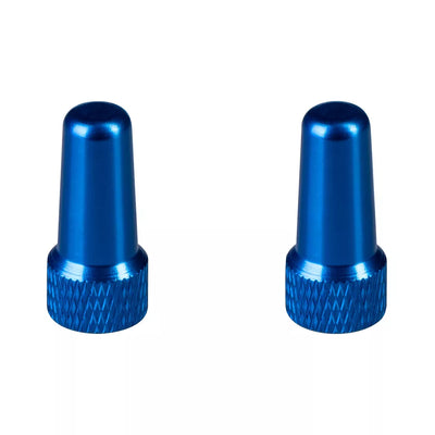 Ventilio užsukimai / kamšteliai FV (PRESTA) // aliuminis (mėlyna)