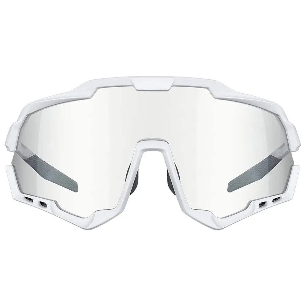 Akiniai Magicshine MORPHER Photochromic Lens // Fotochrominiai (balta/pilka)