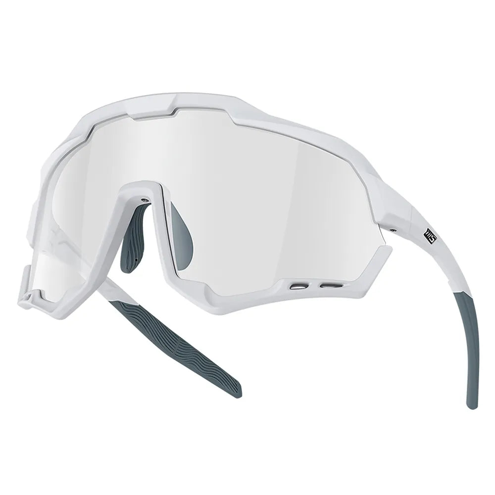 Akiniai Magicshine MORPHER Photochromic Lens // Fotochrominiai (balta/pilka)