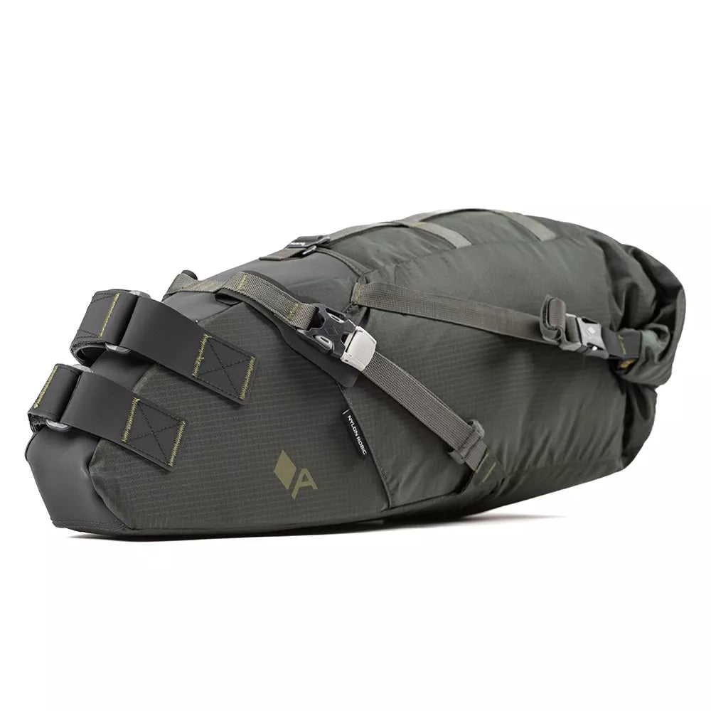 Dviračio krepšys ant balnelio stovo Acepac Saddle Bag MKIII // 16 l (pilkas/žalias)