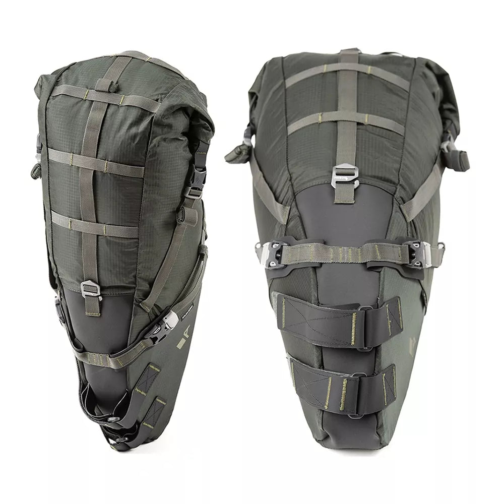 Dviračio krepšys ant balnelio stovo Acepac Saddle Bag MKIII // 16 l (pilkas/žalias)