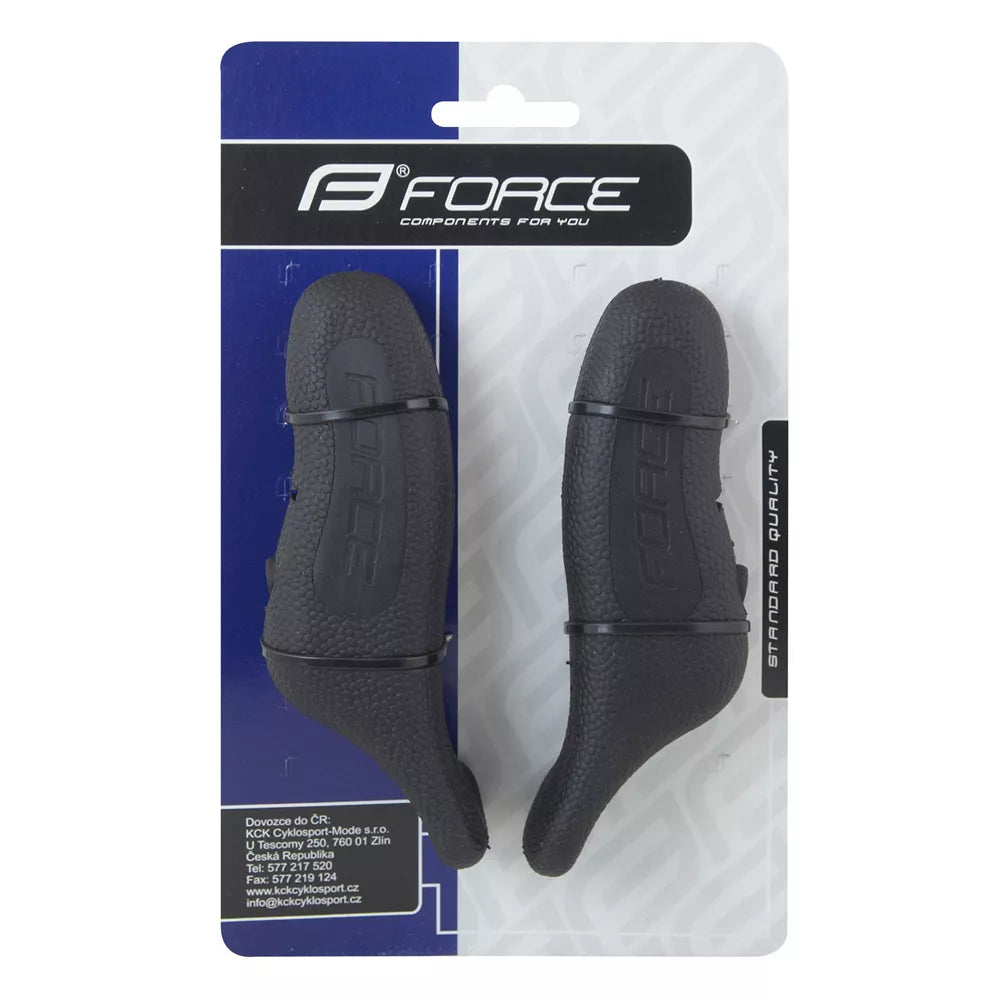 Vairo galai FORCE Rab 12cm (aliuminis+guma, juodi)