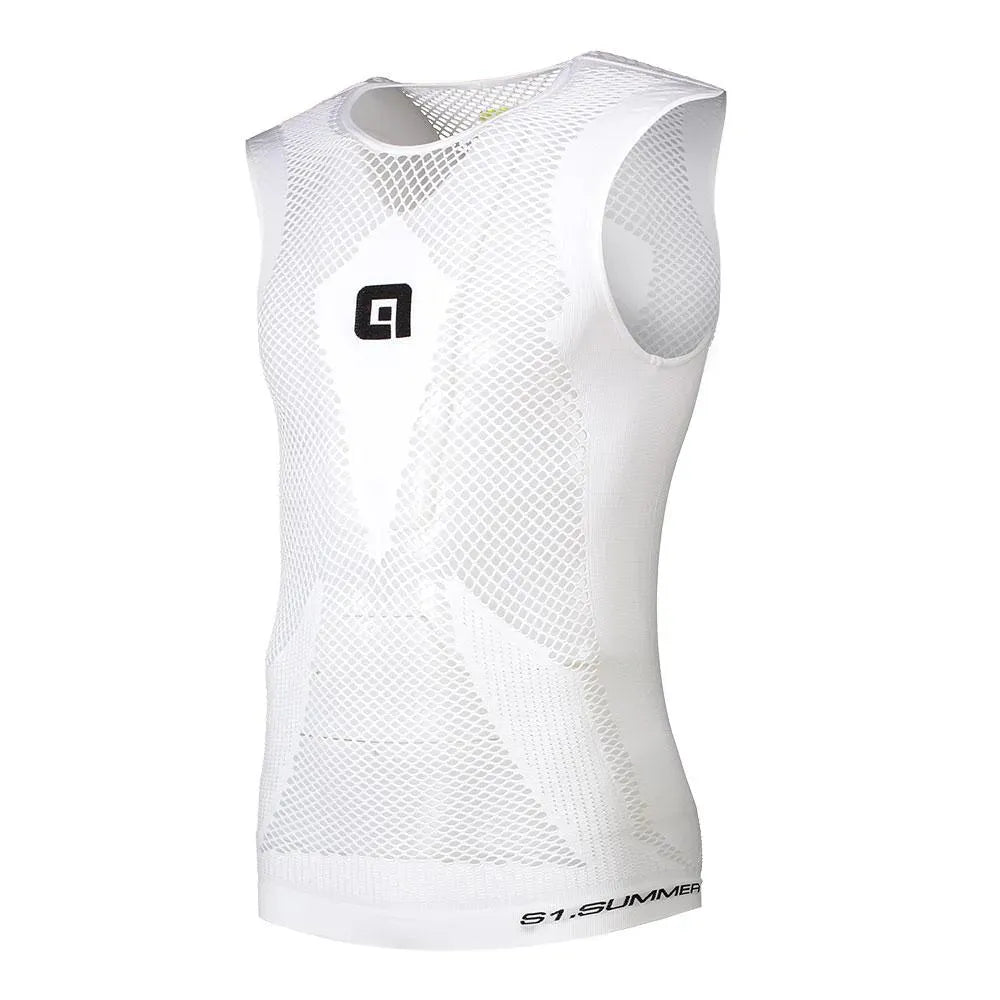 Apatiniai marškinėliai Alé Cycling Summer Mesh - S1 Summer // dydis: S/M, 18-30° temperatūrai (balta)