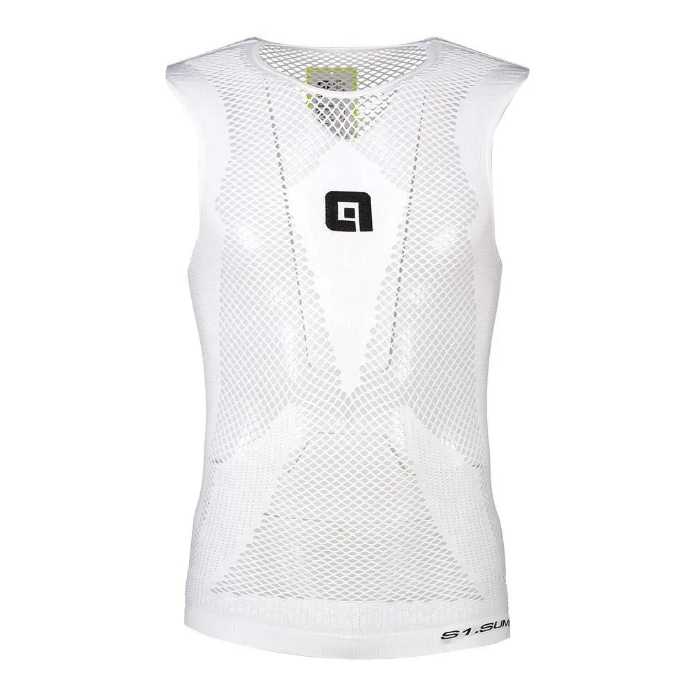 Apatiniai marškinėliai Alé Cycling Summer Mesh - S1 Summer // dydis: S/M, 18-30° temperatūrai (balta)