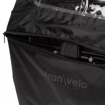 Krepšio AtranVelo DUO uždangalas nuo lietaus RAINY DUO COVER (juoda)