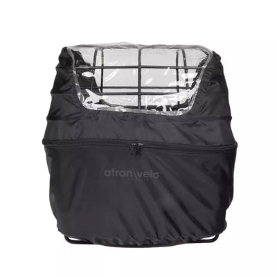 Krepšio AtranVelo DUO uždangalas nuo lietaus RAINY DUO COVER (juoda)