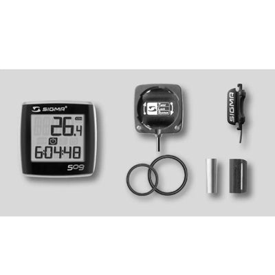 Dviračio kompiuteris Sigma BC 509 // laidinis, 5 funkc. (juoda/sidarbinė)