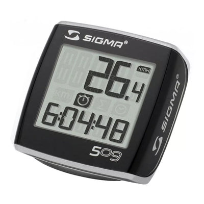 Dviračio kompiuteris Sigma BC 509 // laidinis, 5 funkc. (juoda/sidarbinė)