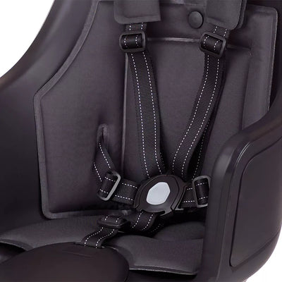 Dviračio kėdutė BoBike Exclusive® Maxi Plus // su galiniu žibintu, tvirtinimas prie rėmo (juoda)