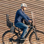 Dviračio kėdutė BoBike Exclusive® Maxi Plus // su galiniu žibintu, tvirtinimas prie rėmo (juoda)