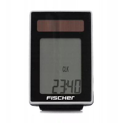 Dviračio kompiuteris FISCHER Solar // 22 funkcijų, belaidis, su saulės baterija