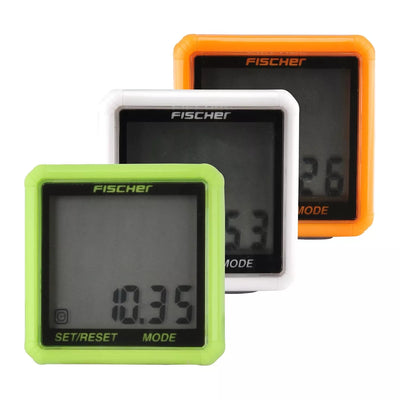 Dviračio kompiuteris FISCHER Trend // 13 funkcijų, laidinis, su baterija (salotinis)