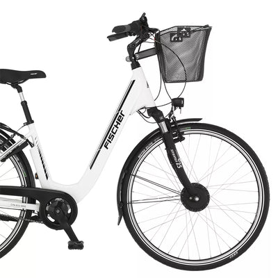 Dviračio krepšys ant vairo Fischer // metalinės vielos (juodas)