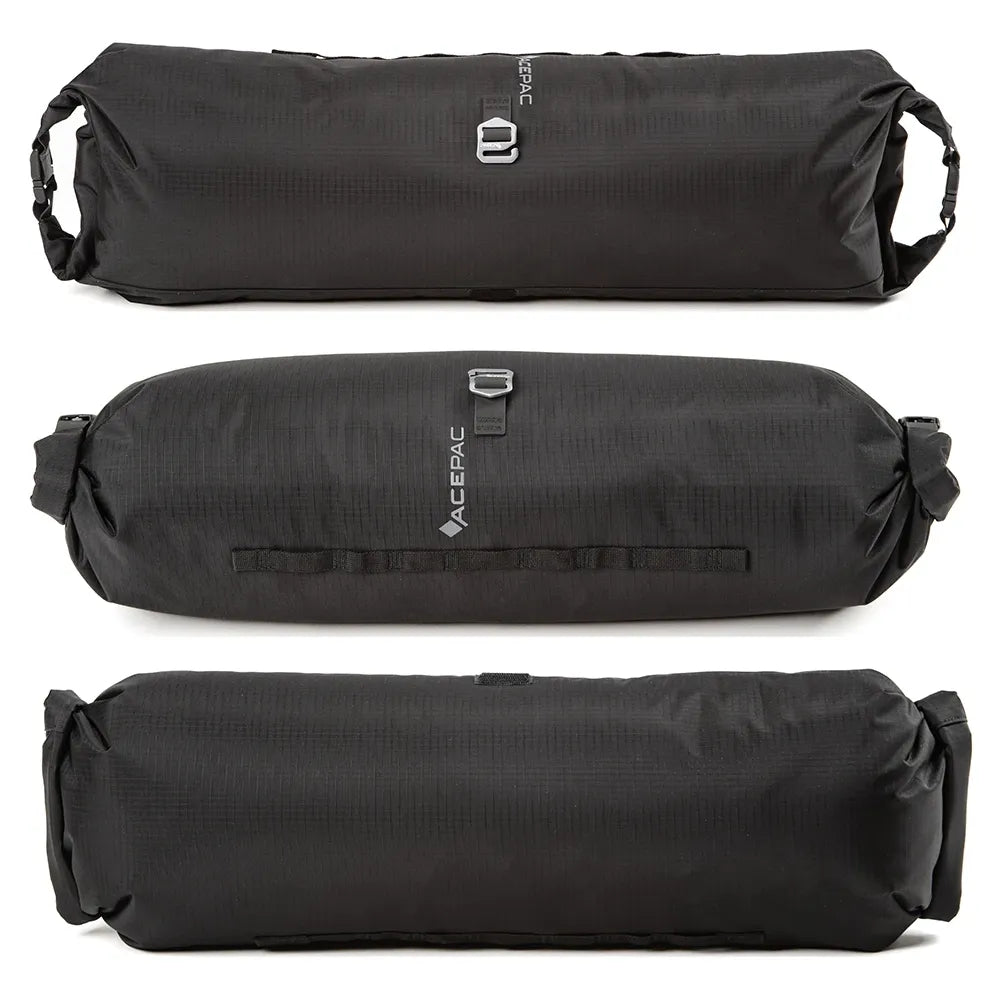 Dviračio krepšys ant vairo Acepac Bar Drybag MKIII // 16 l (juodas)