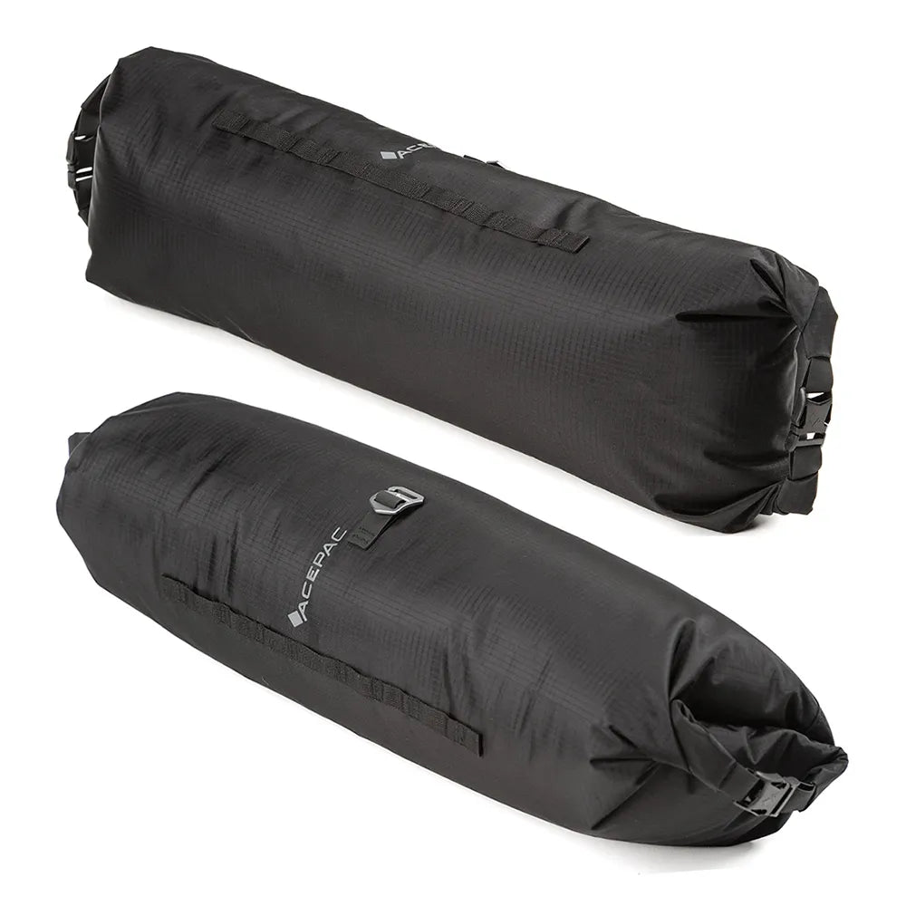 Dviračio krepšys ant vairo Acepac Bar Drybag MKIII // 16 l (juodas)