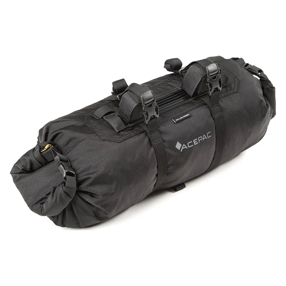 Dviračio krepšys ant vairo Acepac Bar Roll MKIII // 8/16 l (30-60 cm) (juodas)