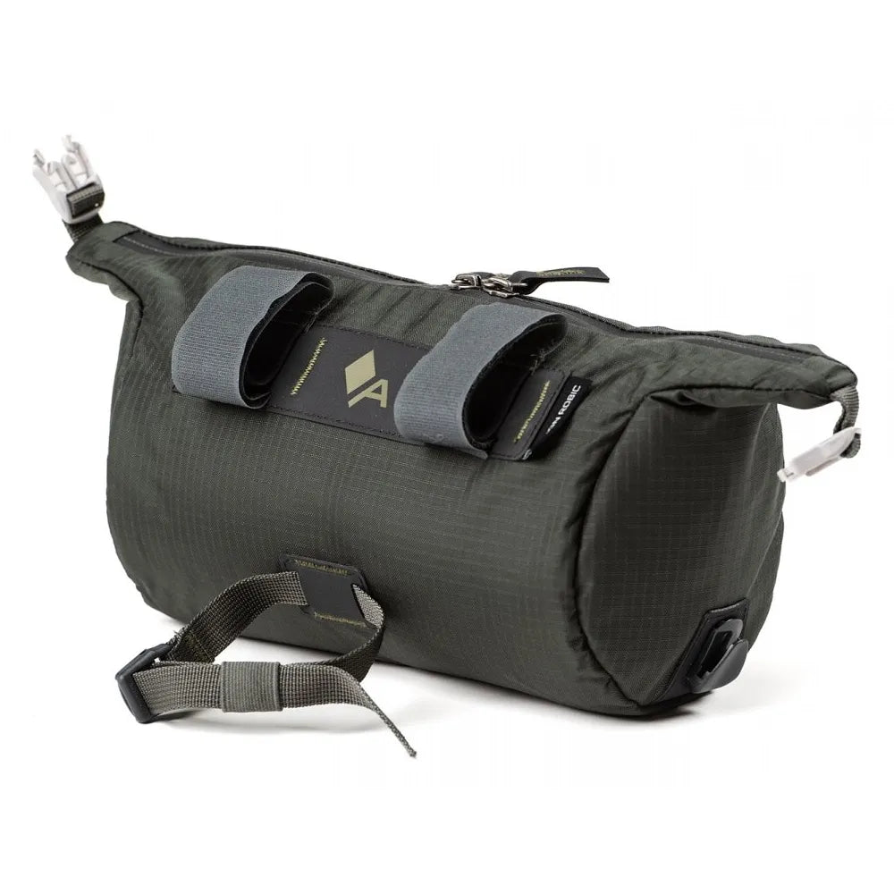 Dviračio krepšys ant vairo Acepac Barrel MKIII // 2L, 12 x 20 cm (pilkas)