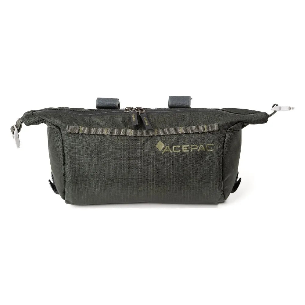 Dviračio krepšys ant vairo Acepac Barrel MKIII // 2L, 12 x 20 cm (pilkas)
