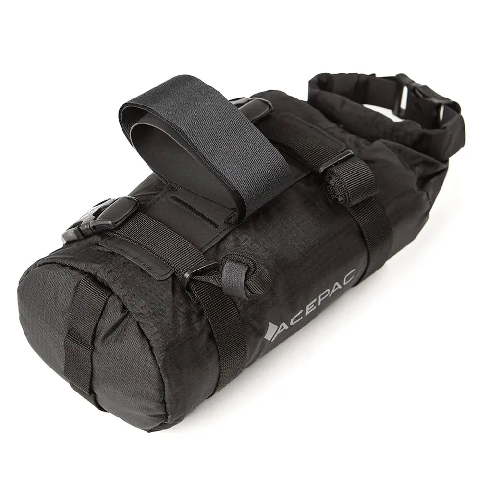 Dviračio krepšys ant vairo Acepac Minima Bag MKIII // 2L, 11 x 21 cm (juodas)