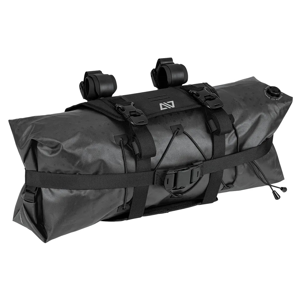 Dviračio krepšys ant vairo ACID PACK PRO 15 // 15 L, Waterproof, 58x16x16 cm (juodas)