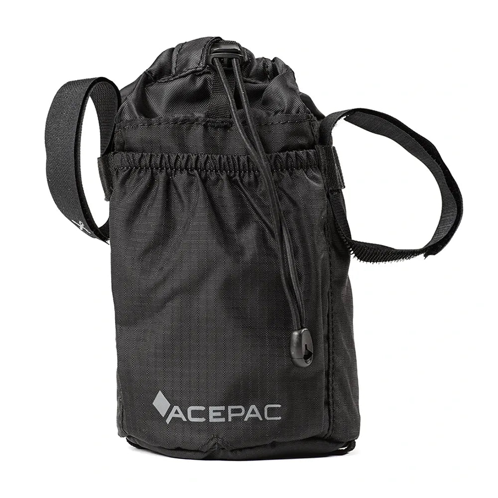 Dviračio krepšys gertuvei ant vairo Acepac Fat Bottle Bag MKIII // 1 l (juodas)