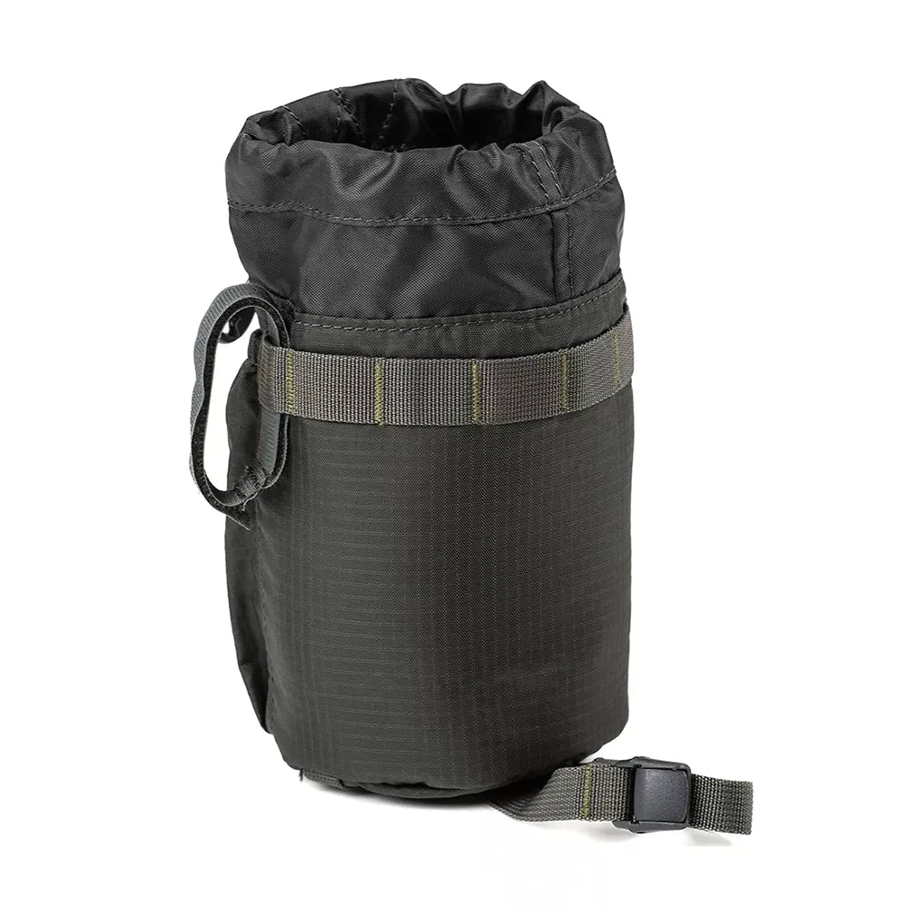 Dviračio krepšys gertuvei ant vairo Acepac Fat Bottle Bag MKIII // 1 l (žalias/pilkas)
