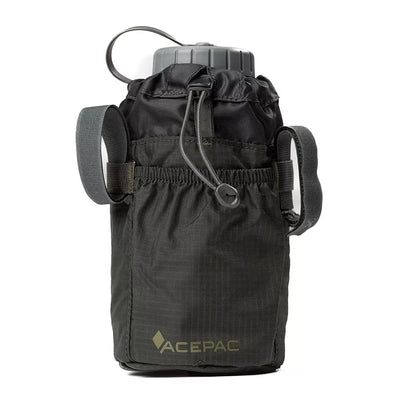 Dviračio krepšys gertuvei ant vairo Acepac Fat Bottle Bag MKIII // 1 l (žalias/pilkas)