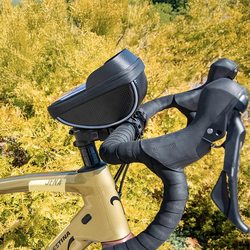 Dviračio krepšys ant vairo FORCE Smart XL // 0,7l (juodas)