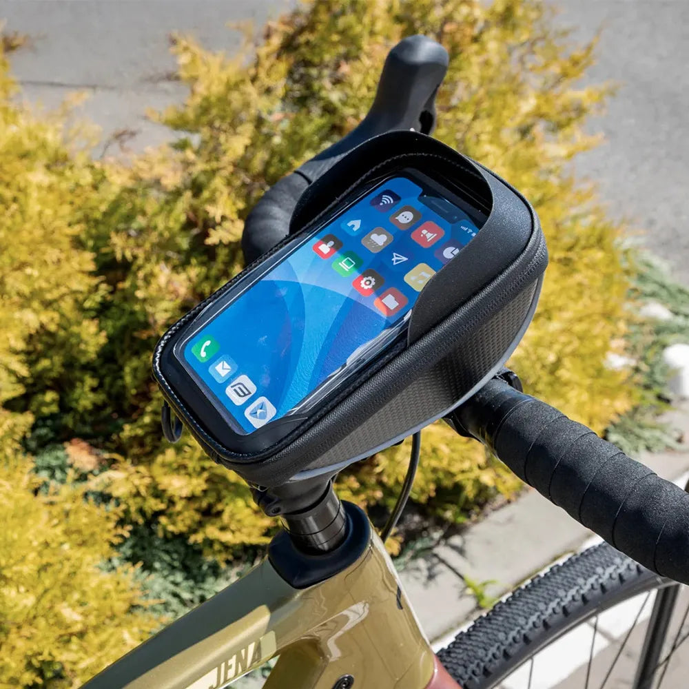 Dviračio krepšys ant vairo FORCE Smart XL // 0,7l (juodas)