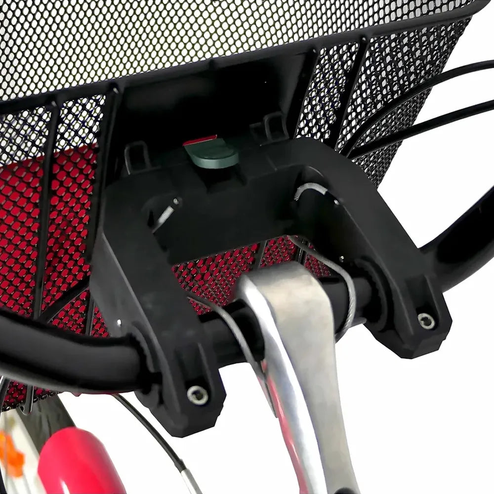 Dviračio krepšys ant vairo BONIN HAPO-G - E-Bike // su Quick-Release laikikliu, metalinis (juodas)