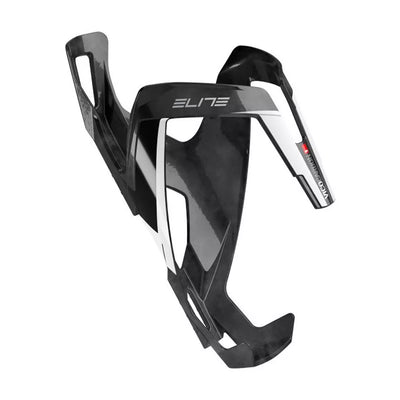 Gertuvės laikiklis Elite Vico Carbon Glossy // (juoda/balta)