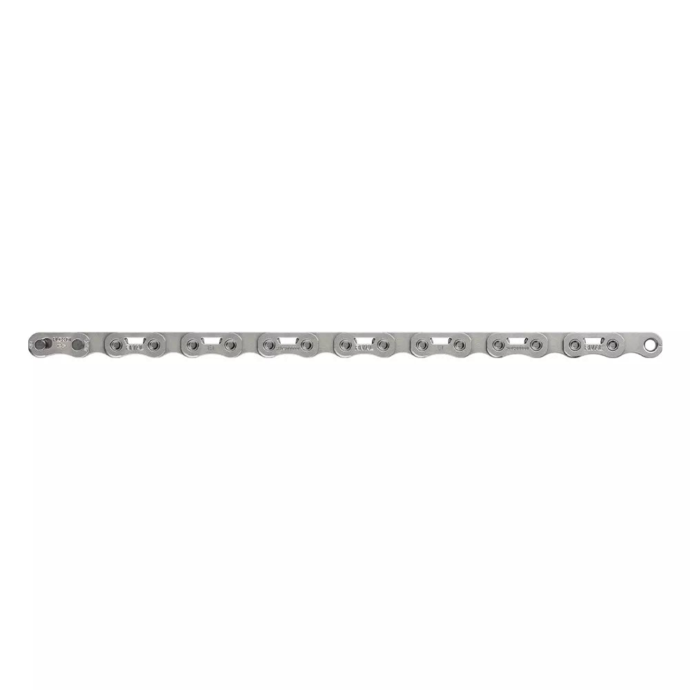 Grandinė SRAM Rival E1 Flattop // 12/13 pavarų, 126 narelių // Solid Pin, PowerLock D1