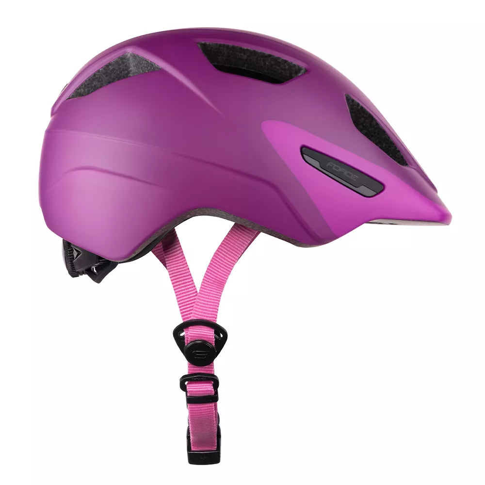 Vaikiškas šalmas FORCE Akita // dydis S-M (52-57 cm) (violetinė)